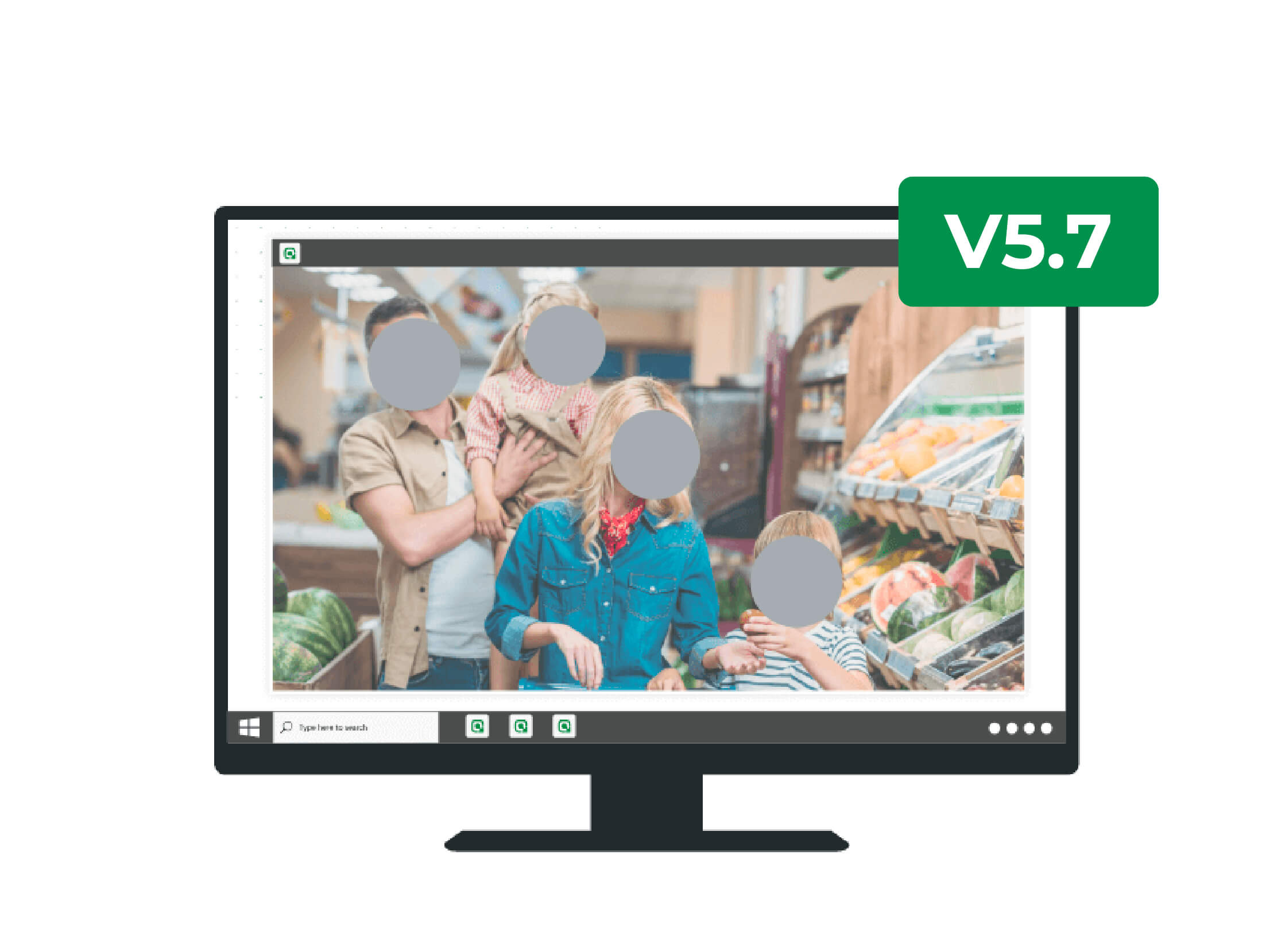 Automatic face redaction and PDF templates feature in TARGET V5.7 updates.
